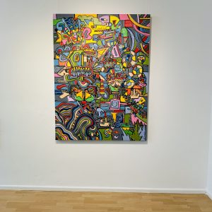 "Rightfully" - Acryl auf Leinwand, 120 x 160 cm - Ali Görmez Pop Art Berlin