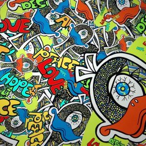 "Focky, die Ente"- POP Art Kunstfigur