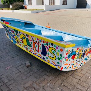 Kinder Malworkshop Fischerboot - Charity Projekt - Südafrika / Paternoster