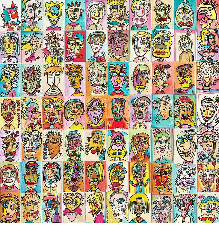 "70 Faces" - Pop Art Ali Görmez
