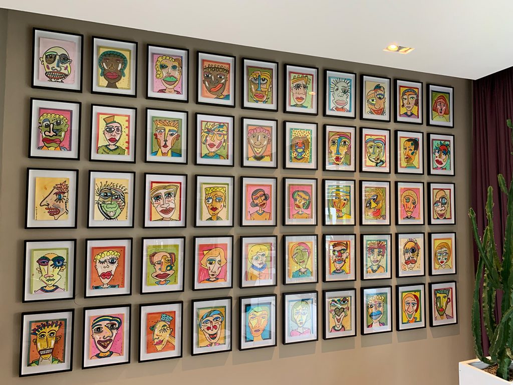 Kunst-Serie "50 Gesichter" von Ali Görmez