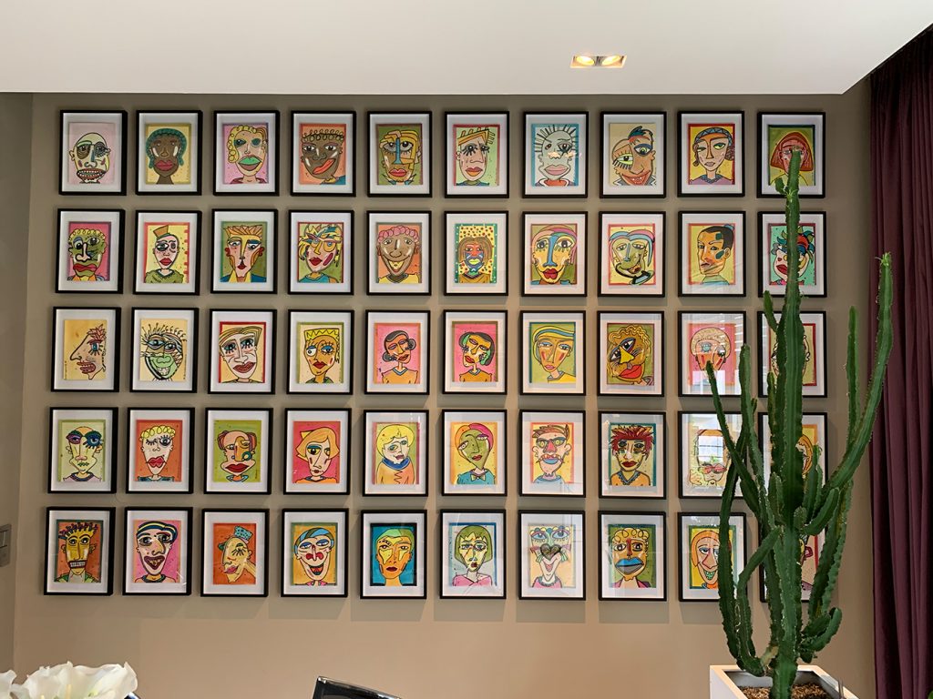 Art Series 50 Faces by Ali Görmez