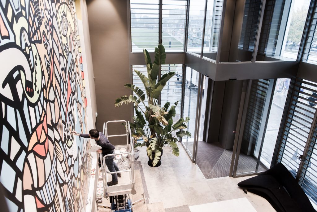 Commissioned work “Living Levels”, design of 42 m2 by Ali Görmez, picture © Julian Kuhnke, Itisnovember