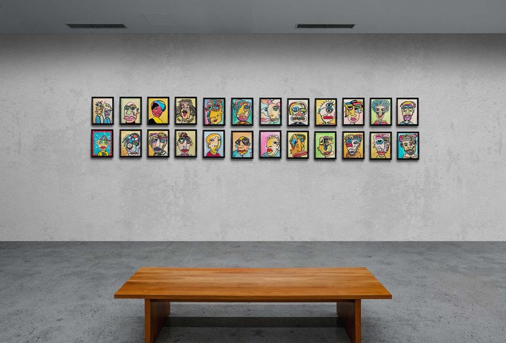 Kunst-Serie 24 Gesichter/Faces - Ali Görmez Pop Art Berlin