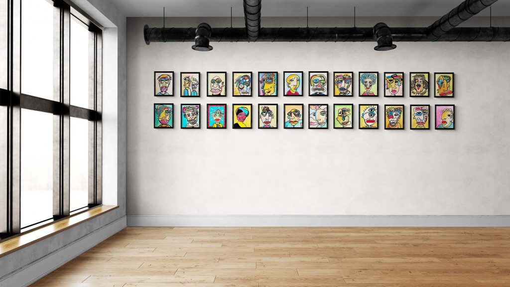 24 Gesichter/Faces Industriell - Ali Görmez Pop Art Berlin