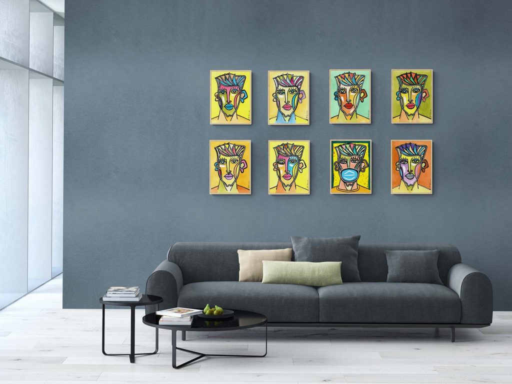 Kunst-Serie "8 Beauties" - Ali Görmez Pop Art Berlin