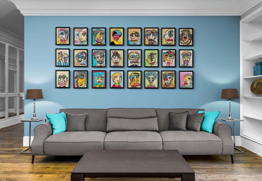 "24 Gesichter/Faces"- Ali Görmez Pop Art Berlin