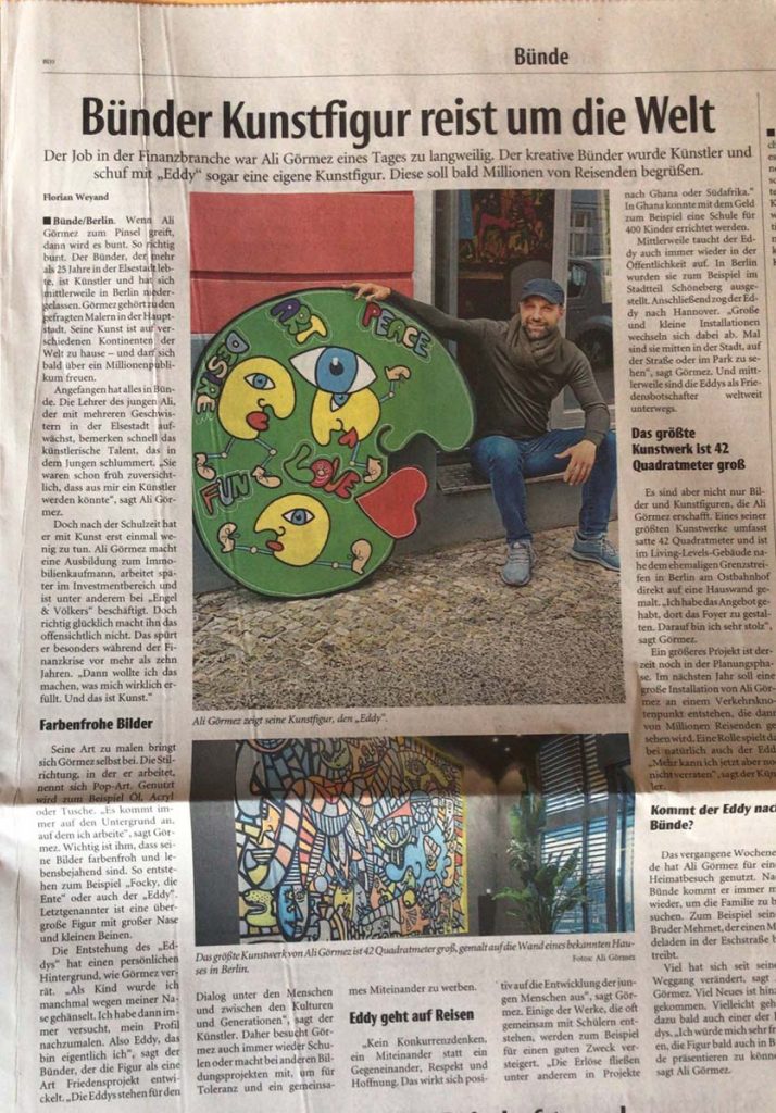 Eine Überraschung aus Bünde- Ali Görmez Pop Art Berlin