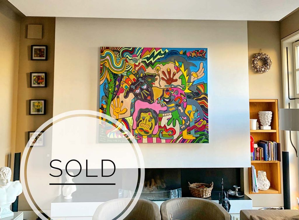 "Rulin it" - 160 x 120 cm - Ali Görmez Pop Art