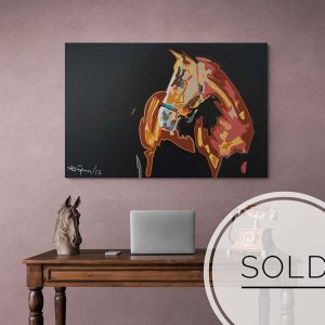 "The Beauty Horse"- 120 x 80cm - Ali GörmezPop Art